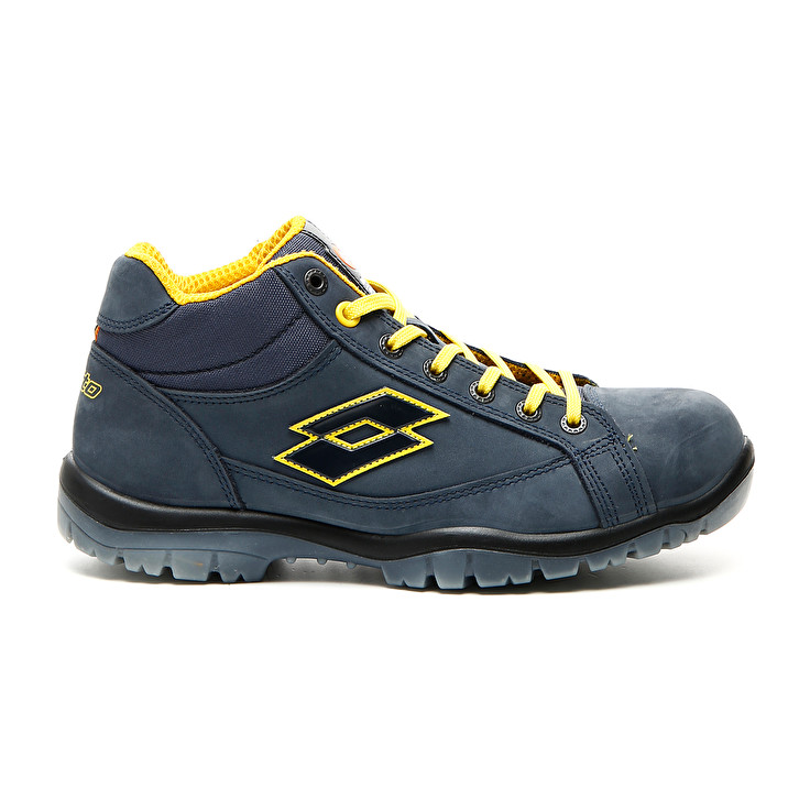 Lotto Jump Mid 900 S3 Src Zapatos De Seguridad Hombre - Azul Marino - Colombia BVZSNTQ-32